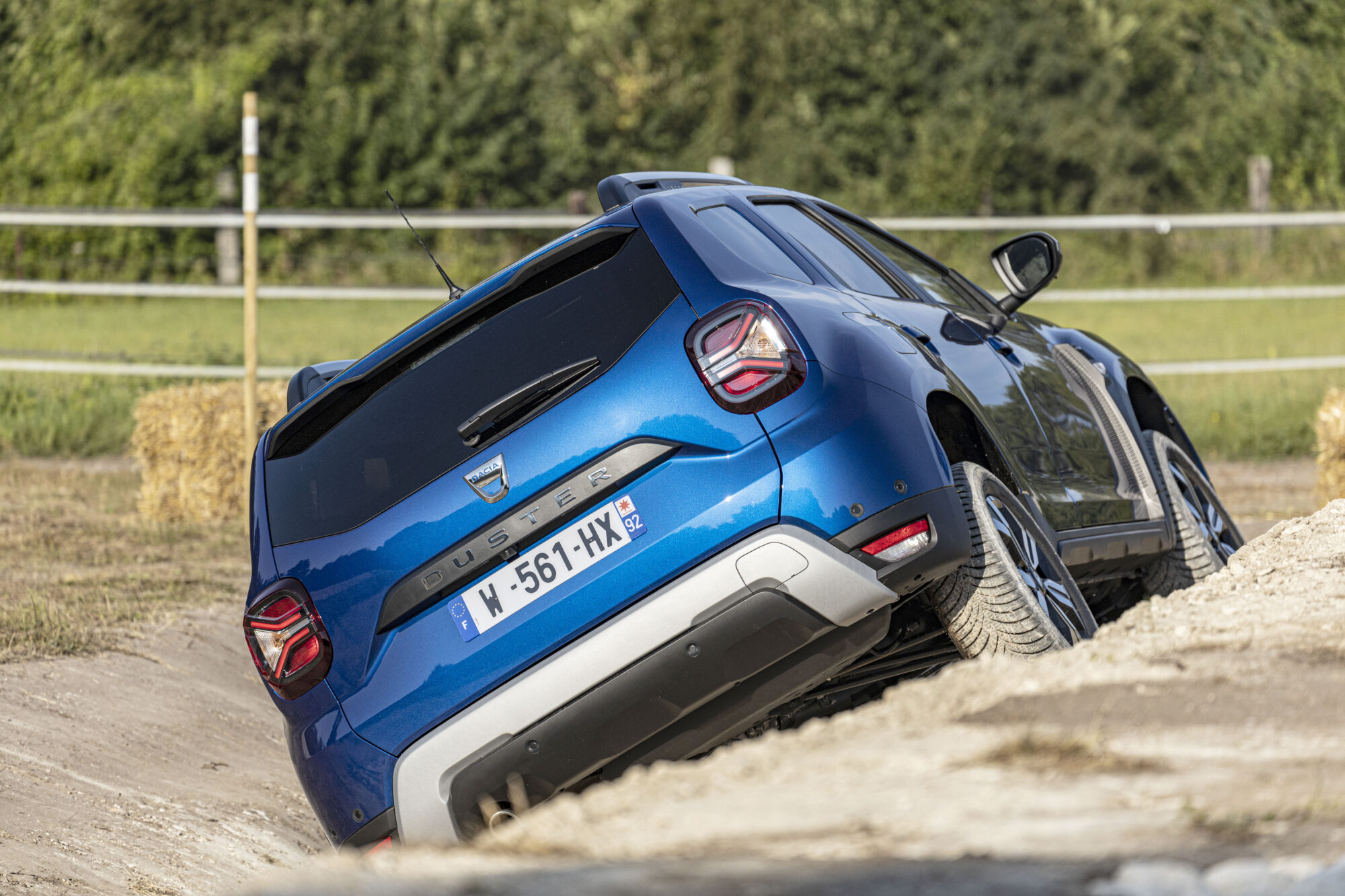 2021 - New  Dacia Duster 4X4 - Iron Blue tests drive