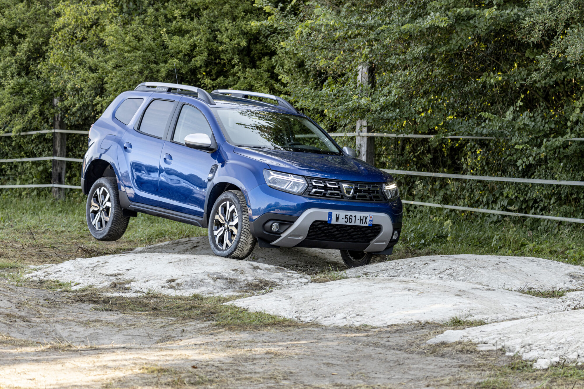 2021 - New  Dacia Duster 4X4 - Iron Blue tests drive