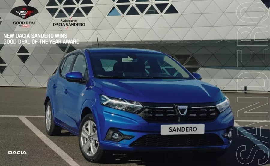 Auto : la Dacia Sandero, voiture la plus vendue en France en 2021